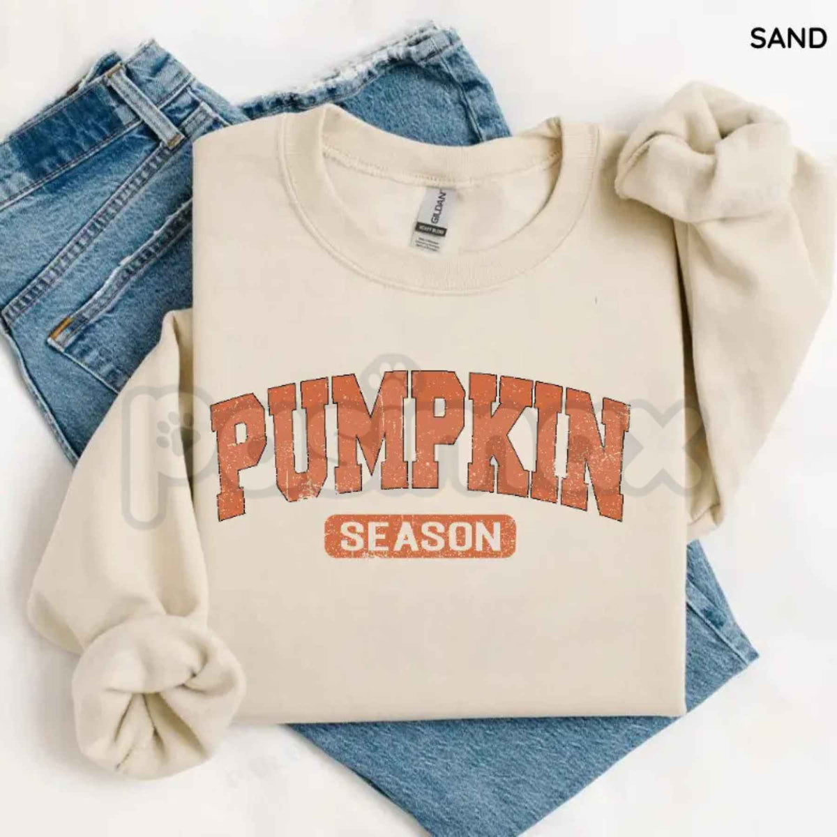D Luxe- Retro Pumpkin Season Sweatshirt