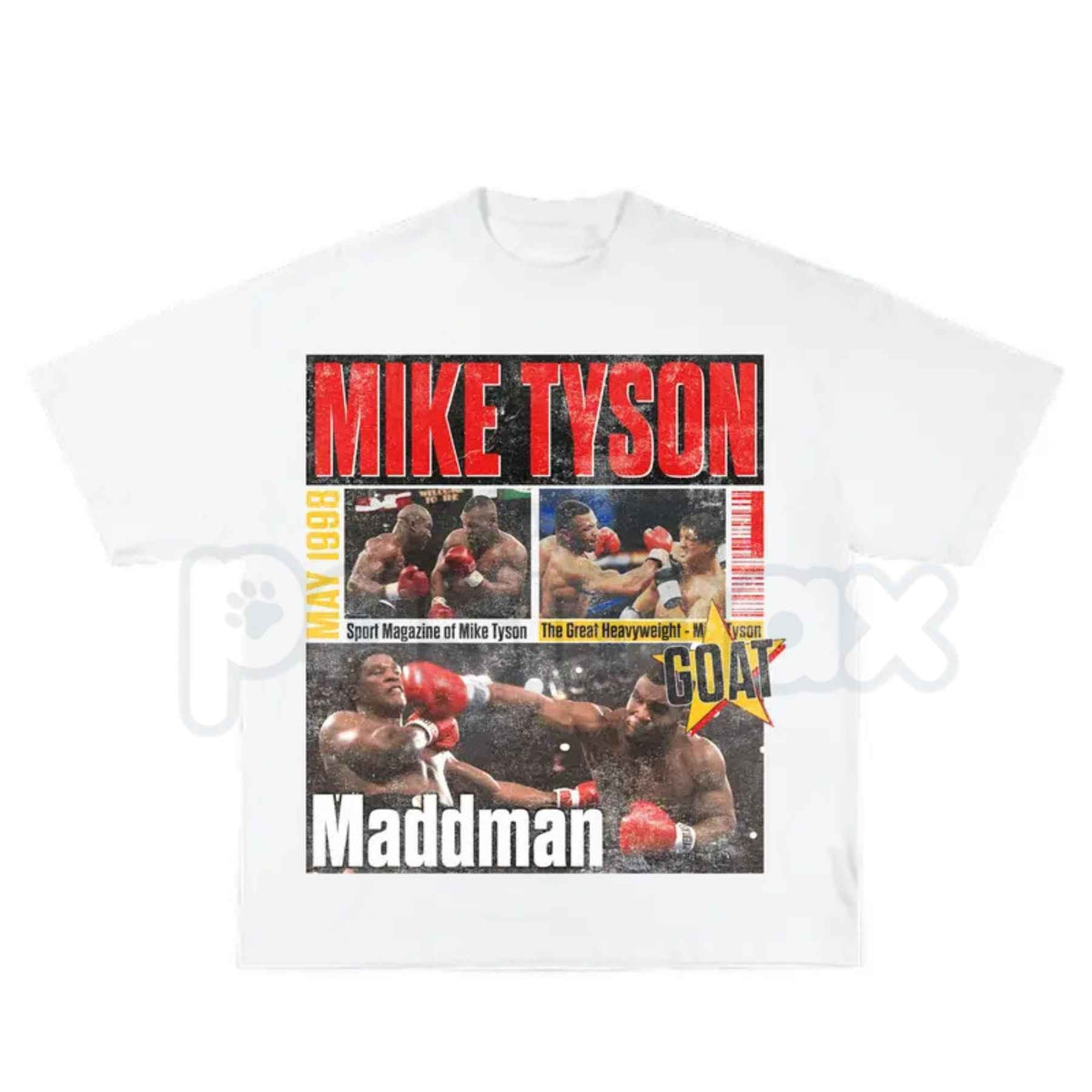 D Luxe Maddman Tyson Inspired Vintage Graphic T-Shirt