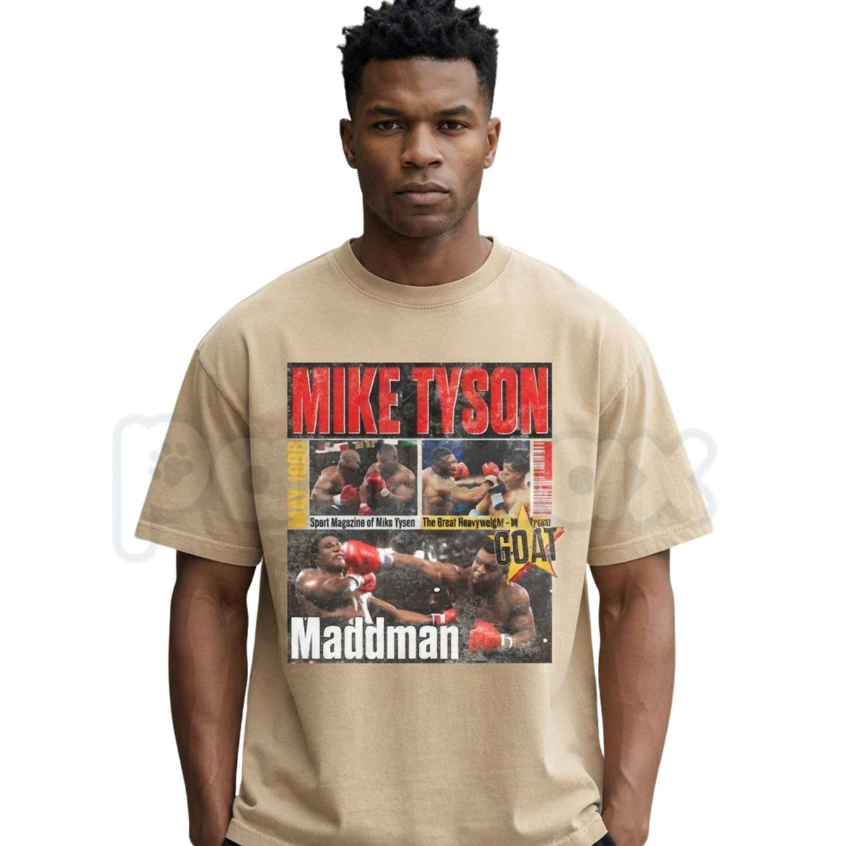 D Luxe Maddman Tyson Inspired Vintage Graphic T-Shirt