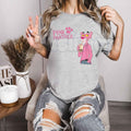 D Luxe Pink Panther Bubble Tea Graphic T-Shirt