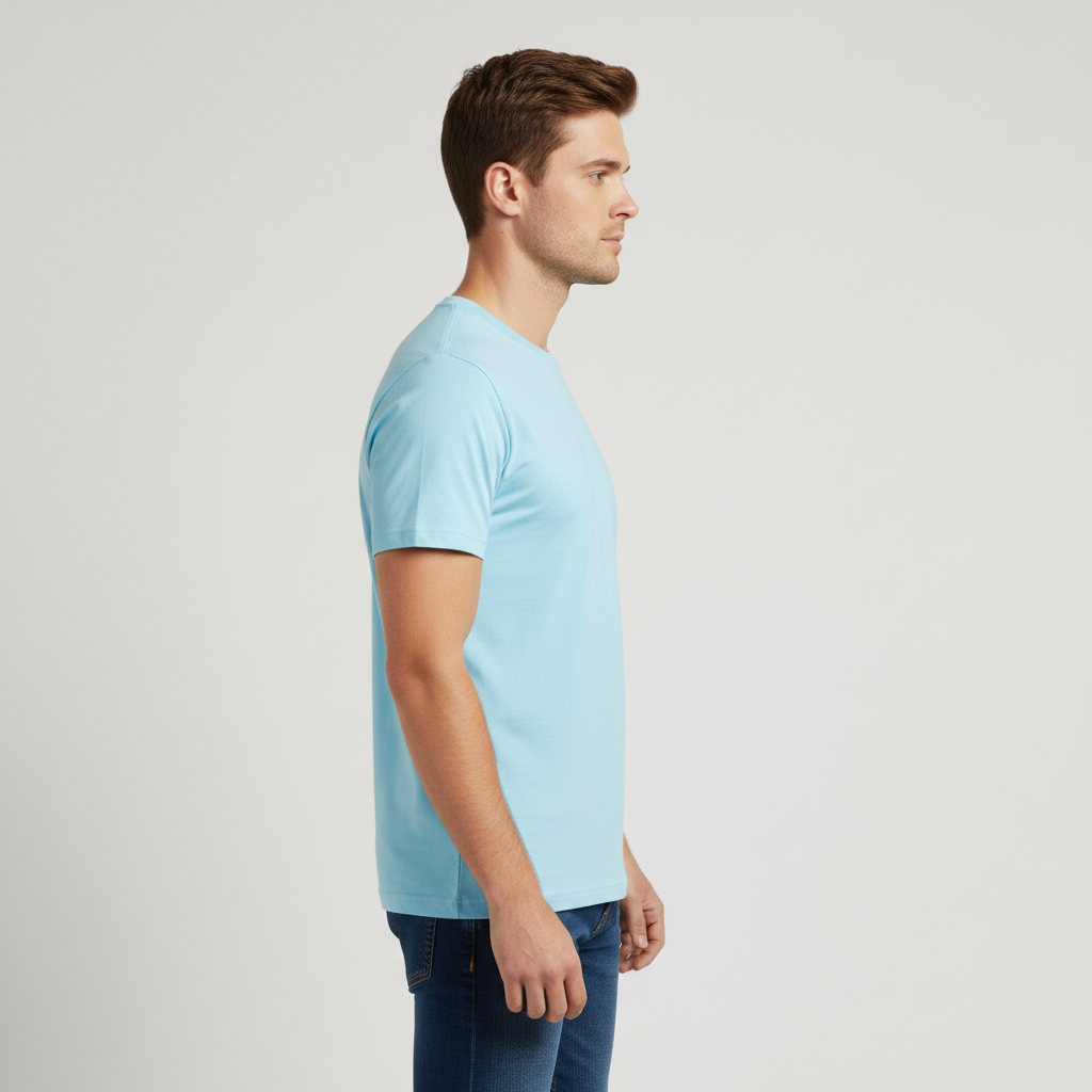 Premium Retro Ring-Spun Neck T-Shirt