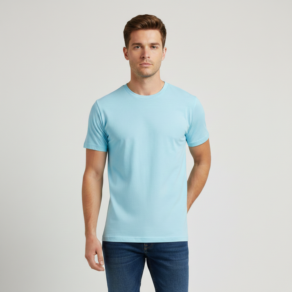 Premium Retro Ring-Spun Neck T-Shirt